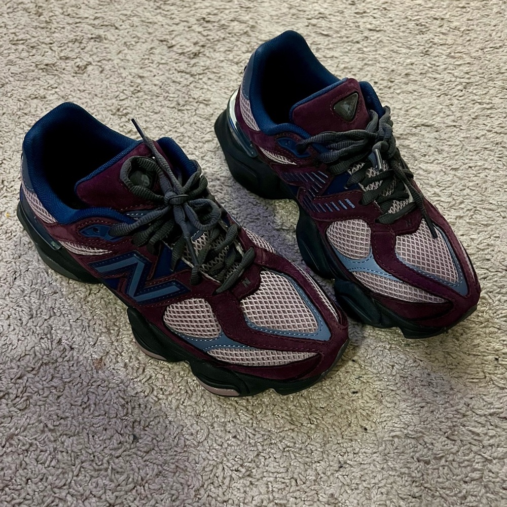 New Balance Navy and Grape Sneakers